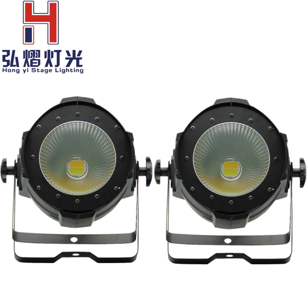 

2 pcs/lot High quality 100 COB Warm White/Cool White Par Flash PROFESSIONAL LED PAR 100 Watt COB Tatheer