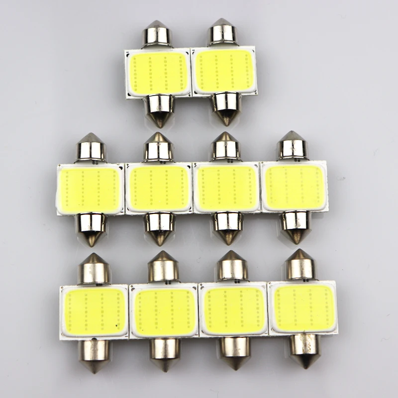 

1pcs festoon 31mm 36mm 39mm 41mm Car COB 1.5W DC12V Interior Car LED Bulbs Lamp Interior Dome Lights Plate lamps Bulb