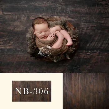 

Mehofond Dark Brown Wood Floor Backdrop Vintage Texture Newborn Baby Shower Birthday Photography Background Photo Studio Props