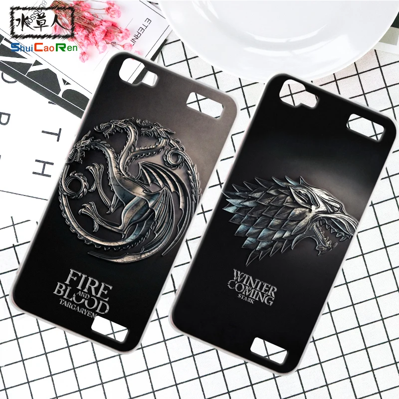 

ShuiCaoRen Silicone Case For BBK Vivo Y37 Y37L Retra Game of Thrones Cover Phone Coque Ice and Fire Fundas For Vivo Y937