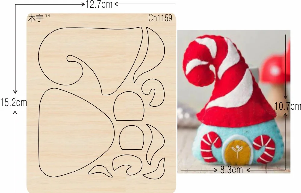 

House sewing new wooden mould cutting dies for scrapbooking Thickness-15.8mm