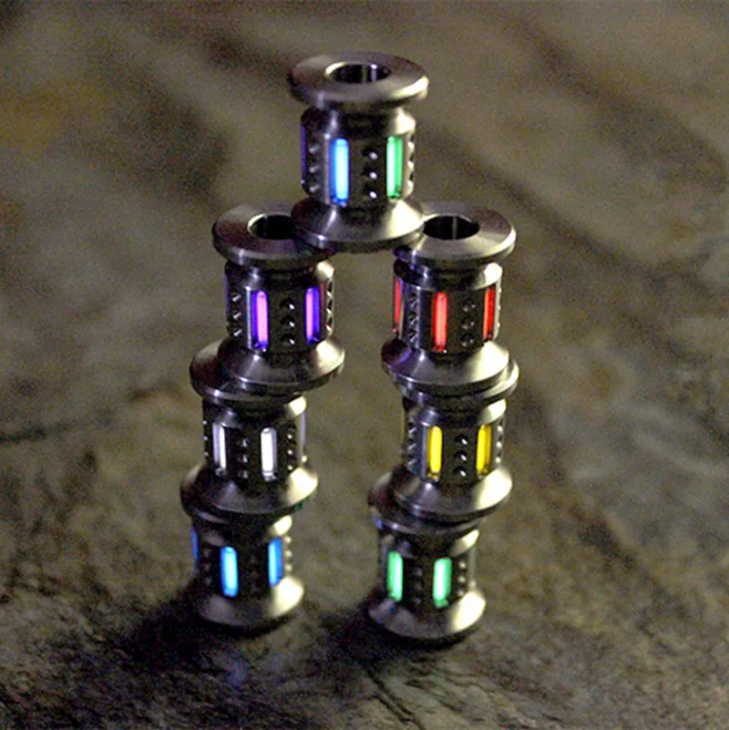 Titanium Alloy Knife Beads EDC Multi Tools Paracord Can 6PCS Fits Tritium Gas Tube Umbrella Rope Outdoor Parachute Cord Gadget Titanium Alloy Knife Beads EDC Multi Tools Paracord Can 6PCS Fits Tritium Gas Tube Umbrella Rope Outdoor Parachute Cord Gadget