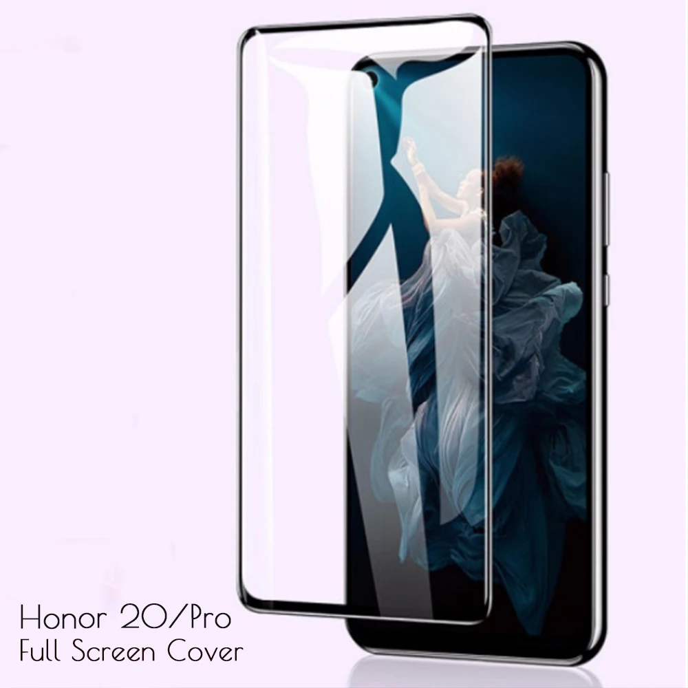 

For Honor 20 Pro Tempered Glass Full Screen Cover Protector For Huawei Honor 20/View 20 Protective Glass Film Screen Protection