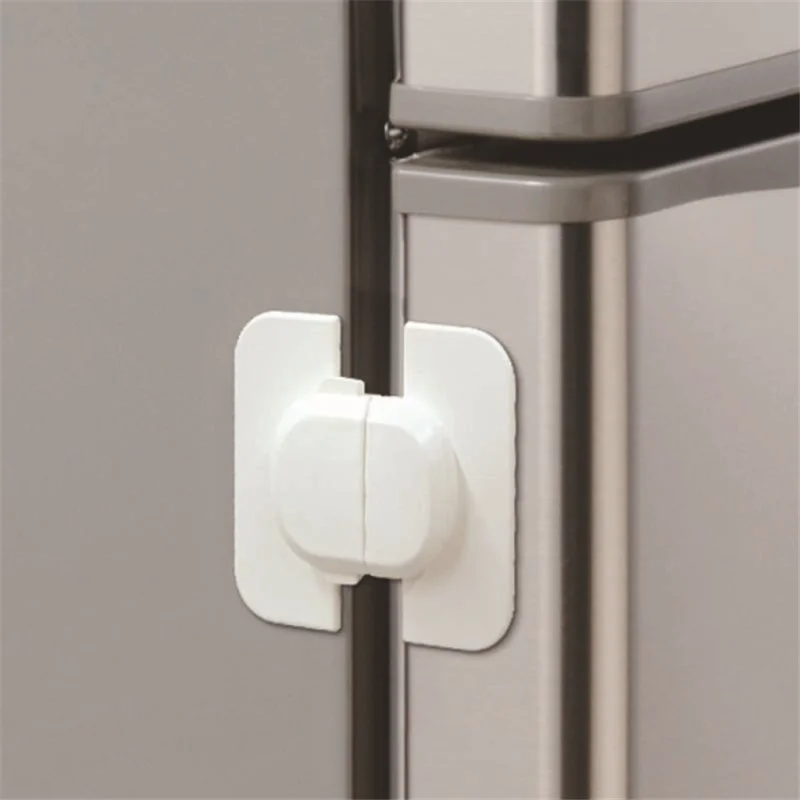 

1Pcs Home Refrigerator Fridge Freezer Door Lock Latch Catch Toddler Kids Child Cabinet Locks Baby Safety Child Lock