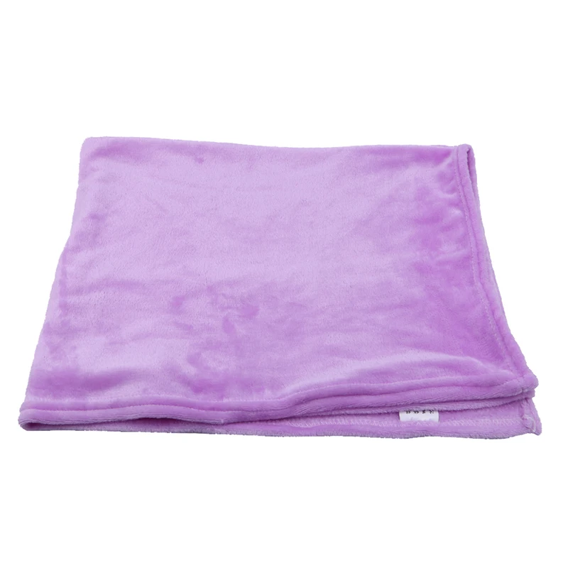 70*100 см Фланелевое удобное домашнее одеяло осень и зима супер мягкий согревающий диван/детское одеяло - Цвет: violet