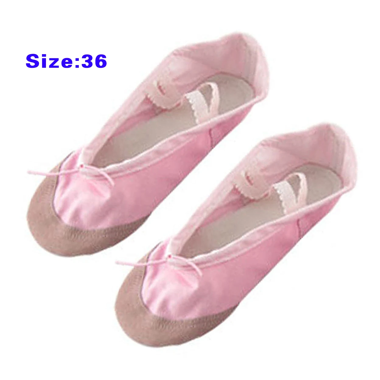 

ABDB Ladies Ballet Crossover Canvas Elastic Band Flat Shoes US Size 5.5