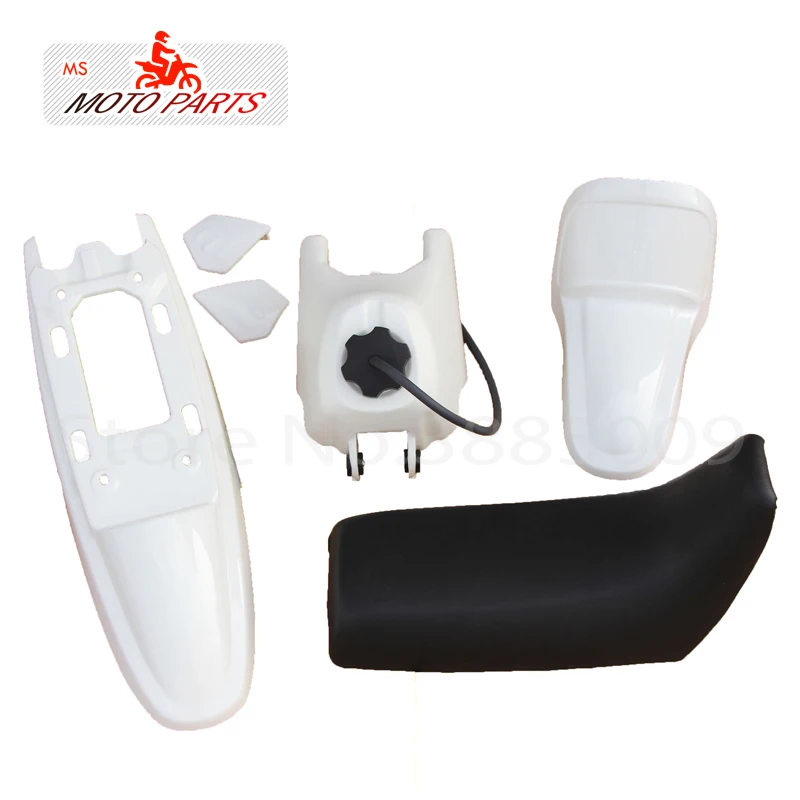 

Один комплект для PW50 PY50 пластиковый для крыла корпуса Сиденья Комплект газового бака синий белый черный