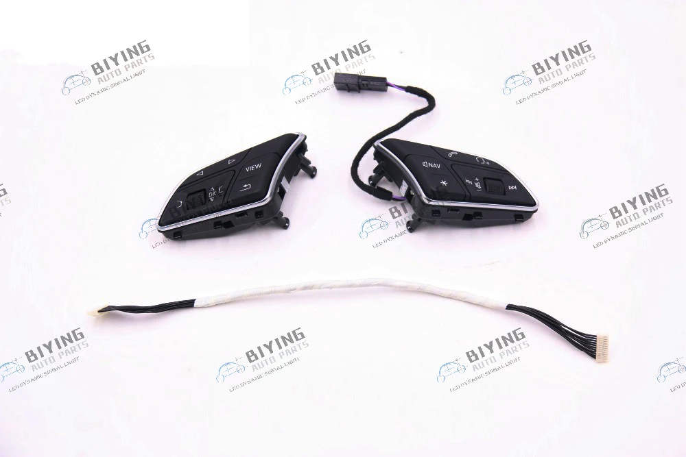 Многофункциональные кнопки на руль для Audi A4 B9 S3 RS3 8V MFL с 8W0 951 523 E|Кабели адаптеры и