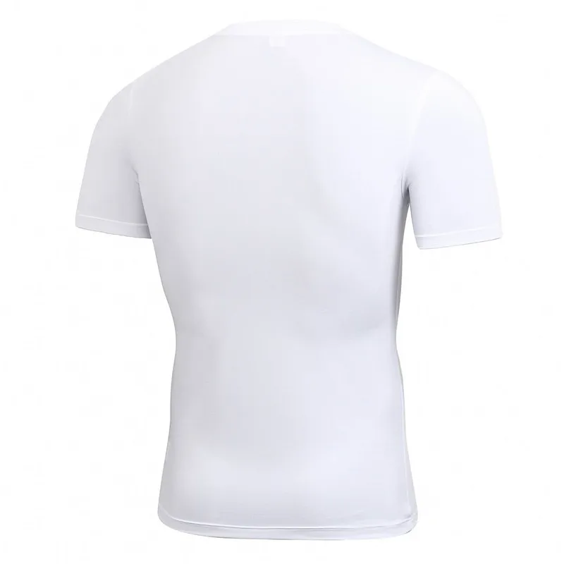 Быстросохнущие топы для фитнеса с впитывающим пот базовым слоем, M-XL мужские компрессионные облегающие футболки с круглым вырезом и длинным рукавом