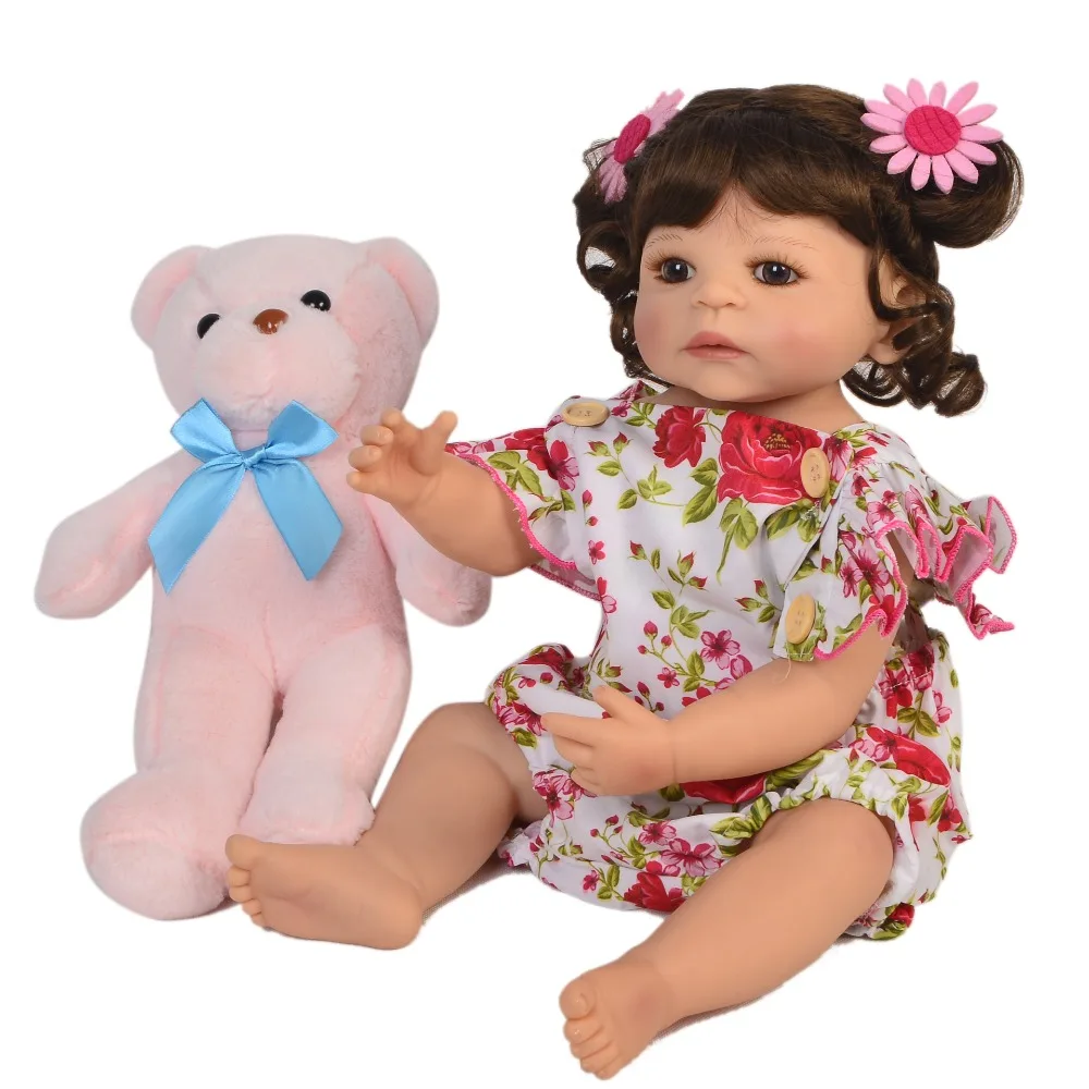 KEIUMI ручной работы для новорожденных, для девочек куклы 22 ''55 см реалистичные принцессы новорожденных Кукла Детская Рождественский подарок