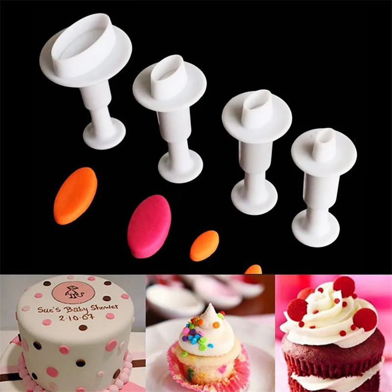 

3Pcs/Set Fondant Cookie Cake Cutter Ejector Stamp Plunger Cutters Mold Embossed Star DIY Kitchen Baking Cake Decorating Tools