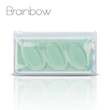 Brainbow 3 шт./упак. макияж губки силикона желе для основы под макияж, крем-пудры Косметический слойка уход за кожей лица макияж губка Красота необходимые инструменты
