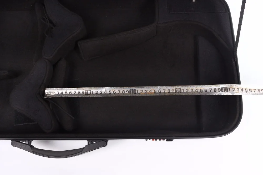 Скрипка/футляр для Альта из смешанного углеродного волокна регулируемый размер двойной чехол для скрипки черного цвета