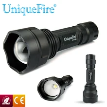 UniqueFire 1505 XM-L2 светодиодный масштабируемый фонарик 5 режимов переключения 1200LM 38 мм выпуклая линза для кемпинга