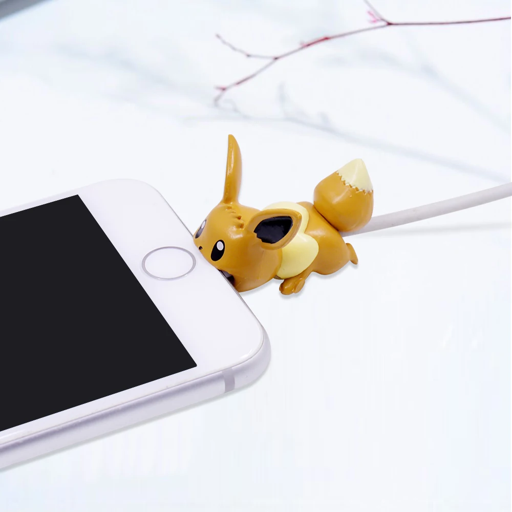 CHIPAL Cute Anime Bite Wire Winder для iPhone 6 6S 7 8 Plus X XS XR защита для usb-кабеля Органайзер чомперы Мультяшные животные укусы