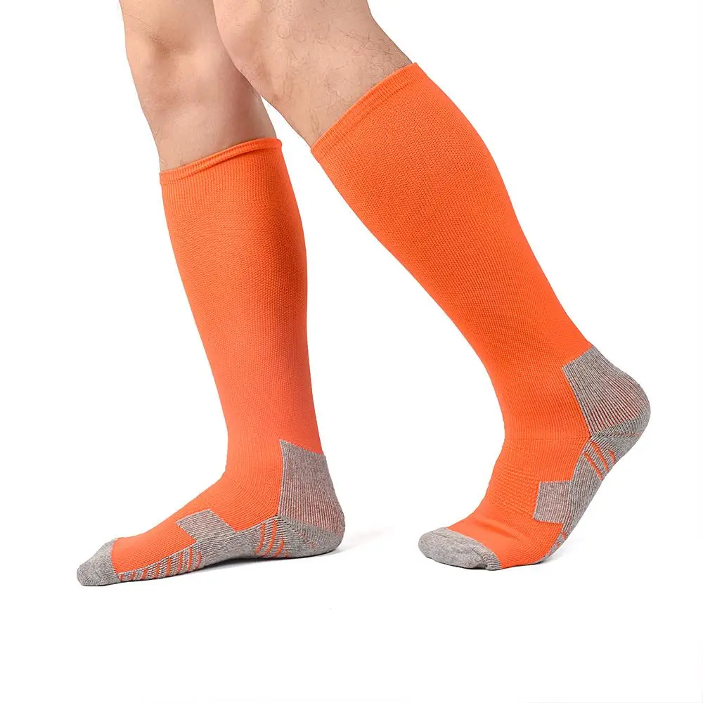 6 цветов унисекс нейлоновые Компрессионные носки дышащие длинные мужские носки анти усталость Магия ноги утягивающие носки
