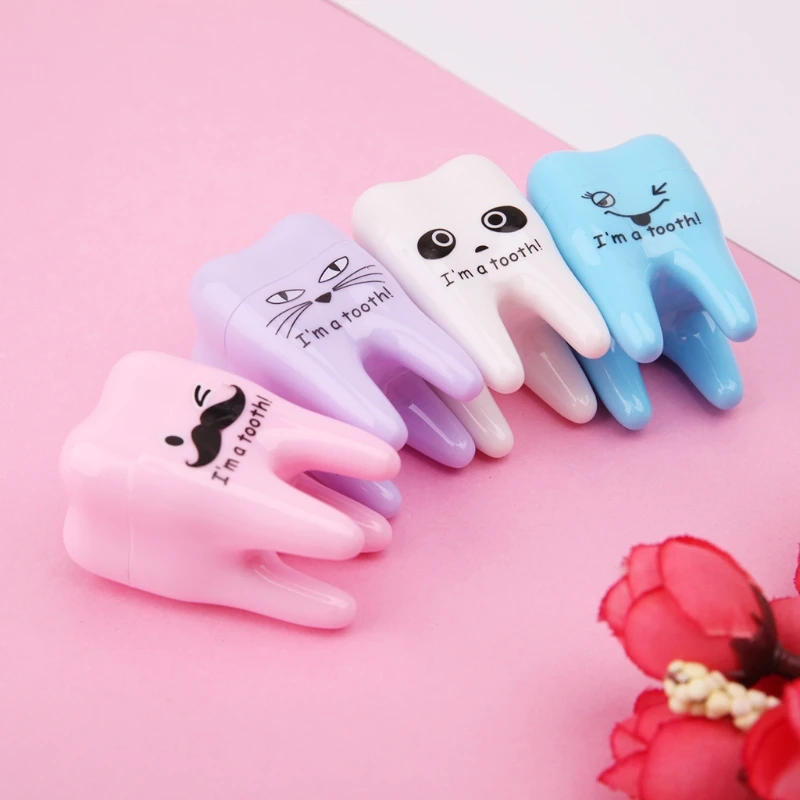 

Creative Tooth Teeth Shape Pencil Pointer Sharpener Mechanical School Supplies
