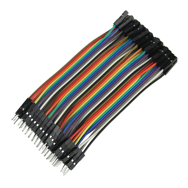 40 шт. 10 см мужчин и женщин DuPont перемычка провода ленты GPIO кабель Pi макет DIY