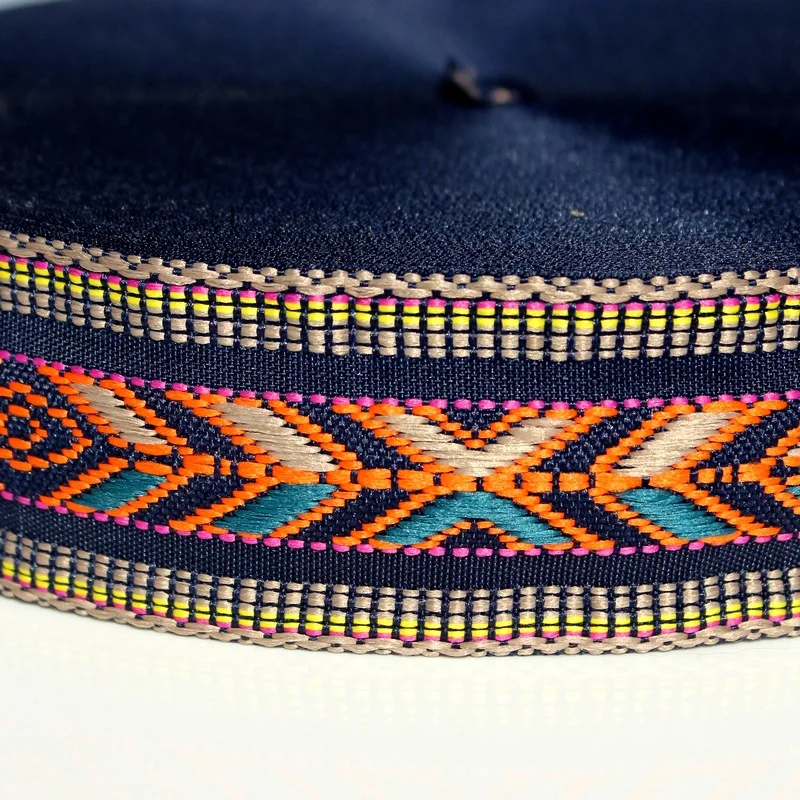

2 Yards 5 Cm Wide Jacquard Webbing Trim Multi-usage Webbing Ribbons for Curtain Table Cloth Apparels Decoration Sewing Supply