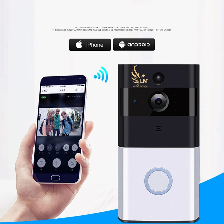 WI FI Video Door Phone Door Bell WIFI Doorbell Camera For