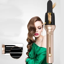 100-240V Hair Curler Automatic Rotating Hair Curler Hair Ceramic Curling Iron For The Lazy Fast Heating Auto Styling Tools brand new hair styling tools curler iron wand electric ceramic glaze coating fast heating provide