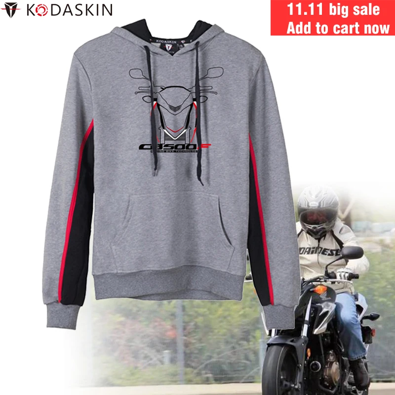 Мужские толстовки KODASKIN мотоциклетные куртки с капюшоном для Honda CB500F|Куртки| |