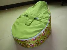 Rosa hotsell leopardos bebê cadeira do saco de feijão com 2 tampas superiores para substituir-moda floral crianças beanbag assento do sofá