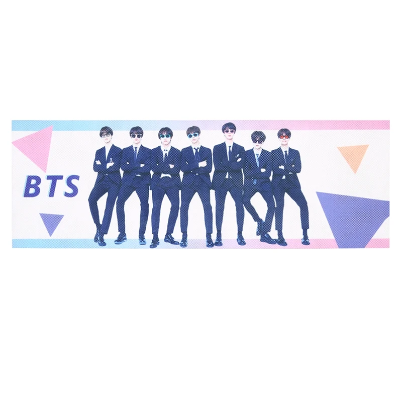 1Pc Kpop BTS Love Yourself Concert Airport Fabric Banner