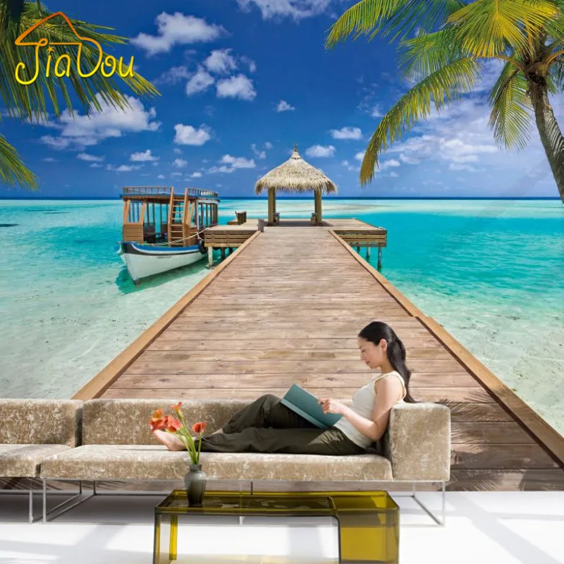 Beach Wall Mural popular beach wall paper-buy cheap beach wall paper lots from Beach Wall Mural popular beach wall paper-buy cheap beach wall paper lots from