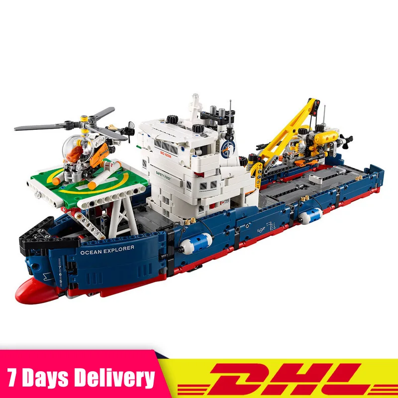 

Lepin 20034 1347pcs Genuine Technic The Searching Ship Set Educational Building Blocks Bricks Toys Compatible LegoINGlys 42064