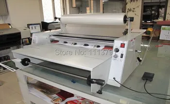 

DC-380 Cold&hot Laminating Machine, Hot Laminator, Roll Laminating Machine max laminating width 365MM