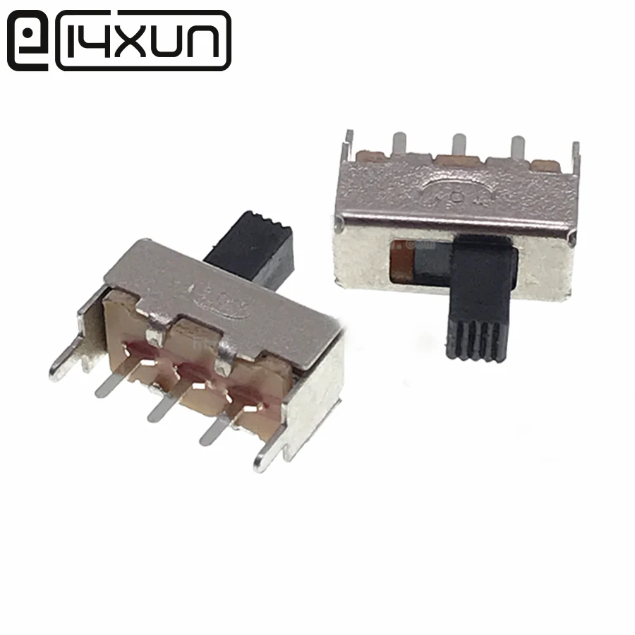 

EClyxun 25pcs SS12F44 3Pin Switch SS-12F44G4 3P Single Row Vertical Toggle Switchs Handle Length 5MM