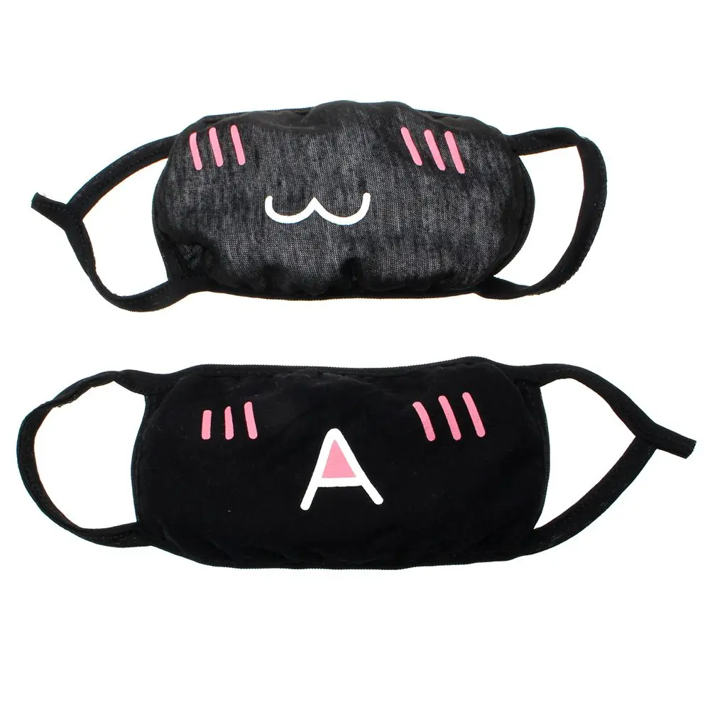 

Unisex Cotton Mask Cute Anime Expression Pattern Anti Dust Fashion Face Mouth Mask For Wedding Party Props Child Birthday Gifts