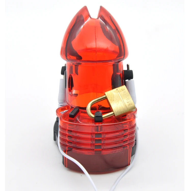 Sissy Trainer Eletro Shock Chastity Device