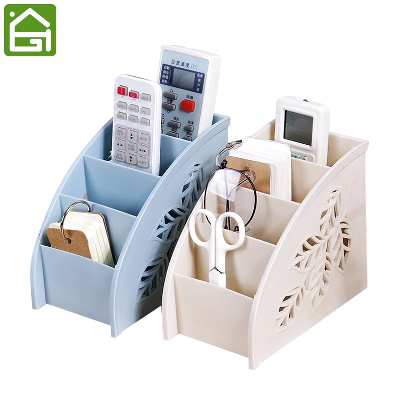 

Home Office Sundries Plastic Storage Box TV Air Conditioner Remote Control Holder Desk Organizer Case