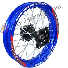 Синие диски 1,85x12 дюймов для грязи велосипед ямы KTM CRF Kayo BSE Apollo задние колеса запчасти