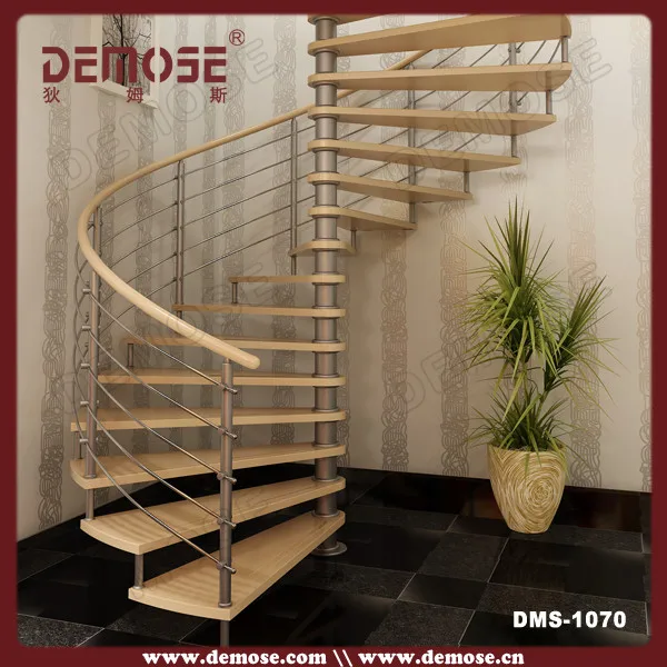 contemporary villa glass spiral staircase