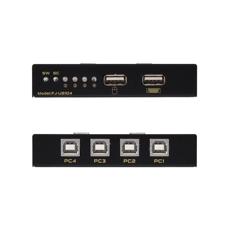  4 ports KVM switch USB synchronizer 4 ports synchronous controller a set of keyboard/mouse control 