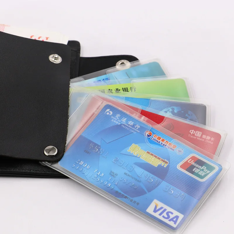 Кожа коровы вращающийся держатель для карт кошельки с Карт Rfid Бумажник карты