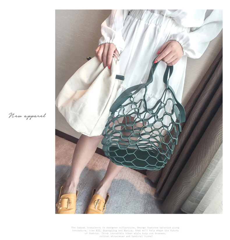 Hollow out women net bag (12)