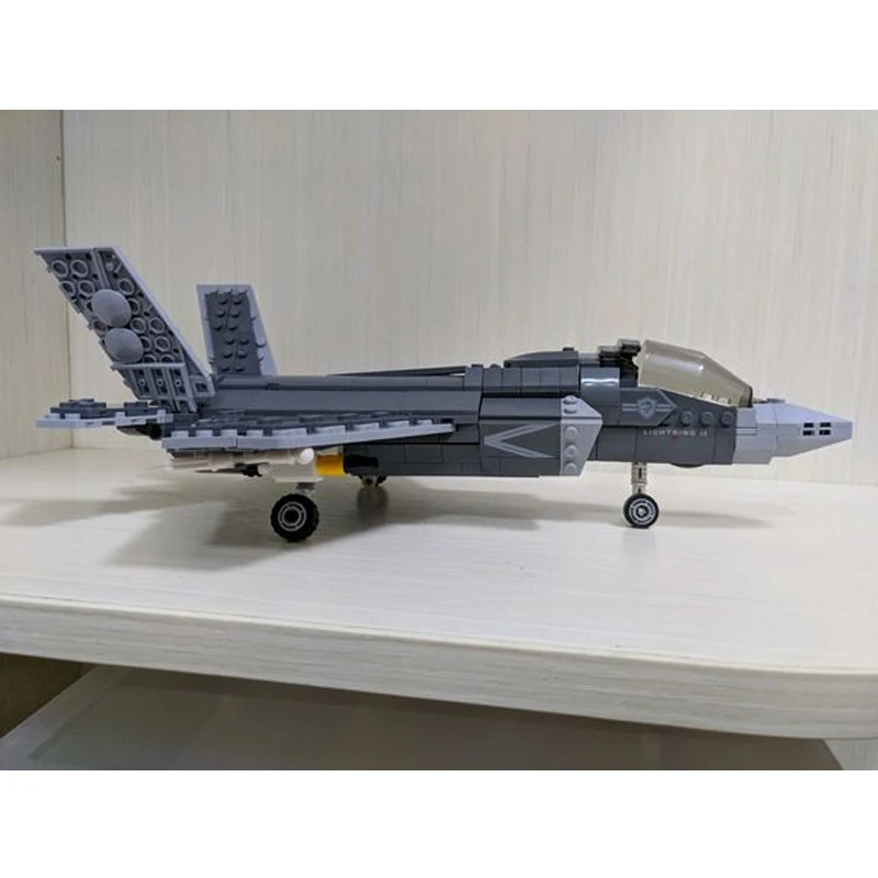 F35 боевик на поле битвы военные строительные блоки совместимые с 1ed армейским