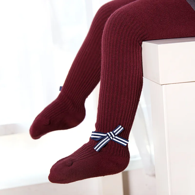 

New 2017 Autumn Winter Baby Girls Stocking Kids Tight Children Fashion Tight Toddler Bow Stcoking Big Brand,18M-6Y,#2355