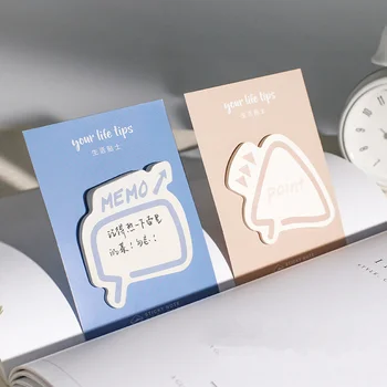 

Coloffice 4PCs Life Tips Series Memo Pad 4 Style Available Creative Cute Retro Features Can Tear Message N Times Office Supplies
