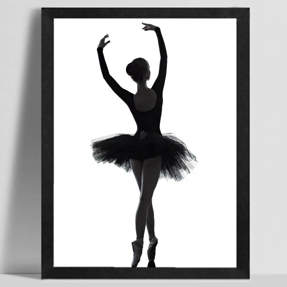 ابيض واسود - صفحة 87 AZQSD-Modern-font-b-Black-b-font-White-Ballet-font-b-Dancer-b-font-Art-Print