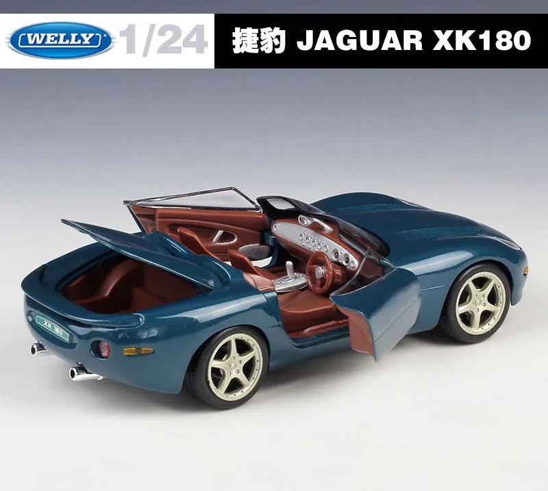 Welly литье под давлением 1:24 JAGUAR XK180 дорожный симулятор Классическая Металлическая