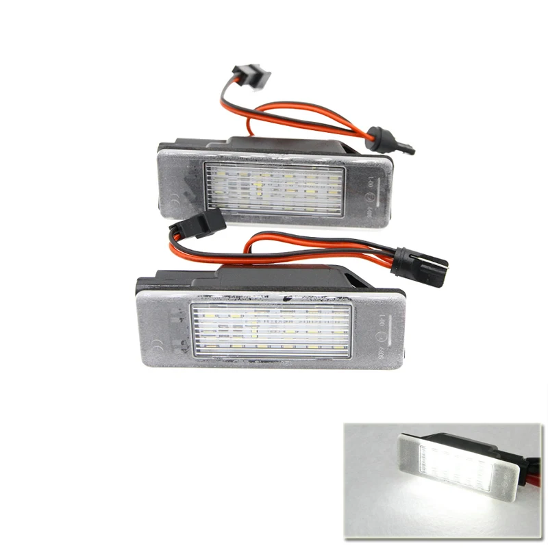 

CAN-bus Led Number License Plate Light Lamp For Benz Sprinter 906 Viano W639 Vito W639 No Error Auto Replacement Bulbs