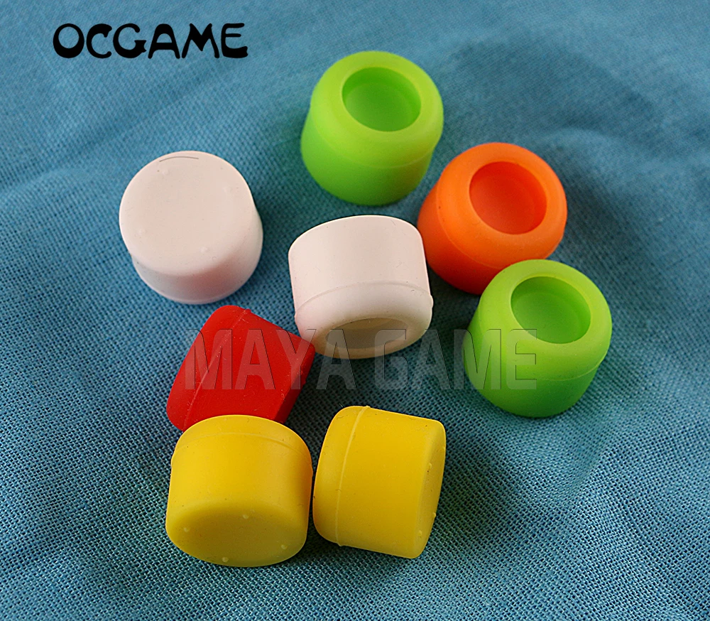 Ocgame 100 Pz/Lotto Enhanced Kit Silicone Analog Thumb Grips Cap Thumbsticks Aumentare L'Altezza Cap Per Ps3 Ps4 Xbox360 Xbox One