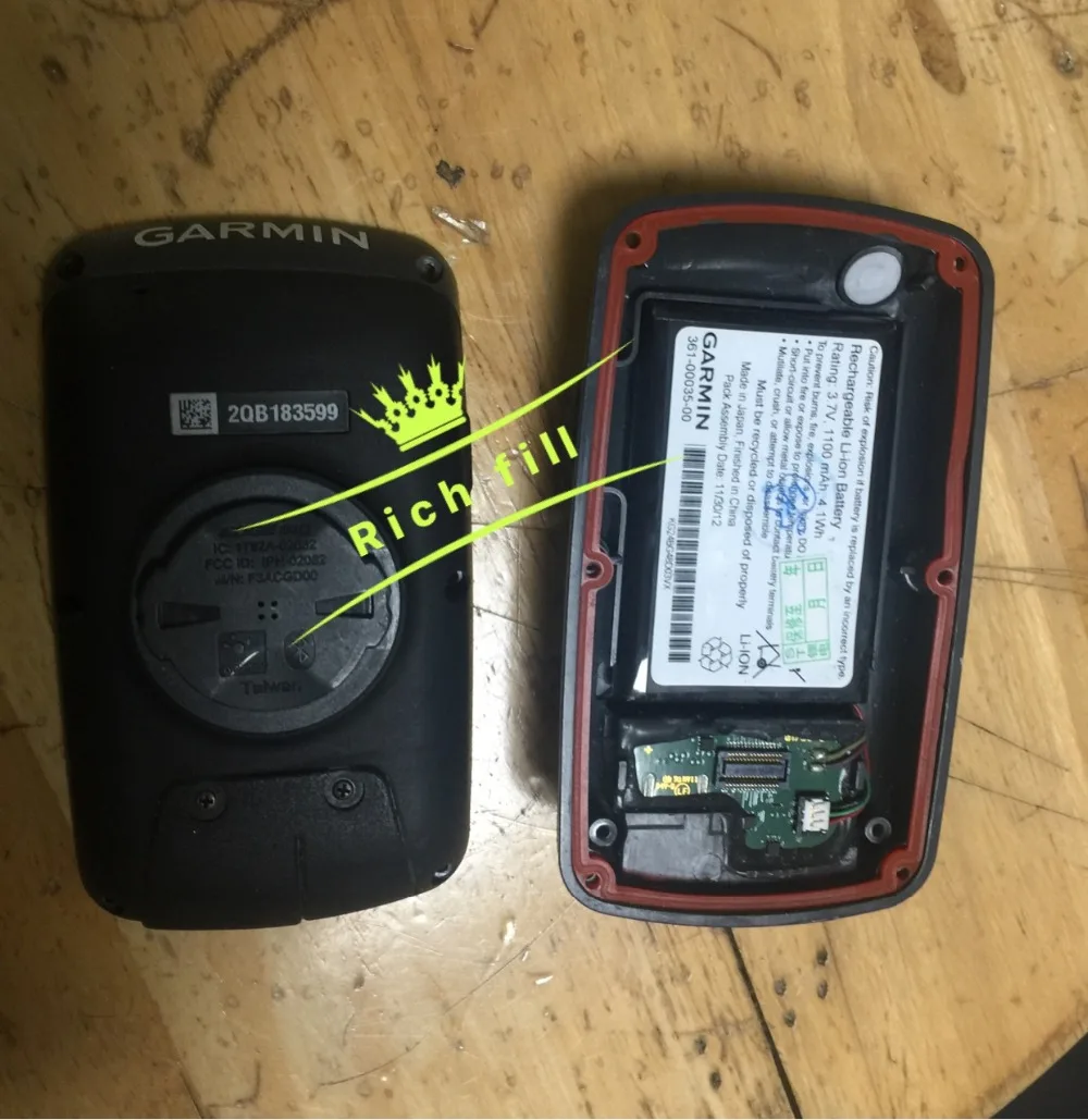 Корпус Origina для GARMIN EDGE 810 разъем зарядки sd карты батарейный отсек задняя крышка