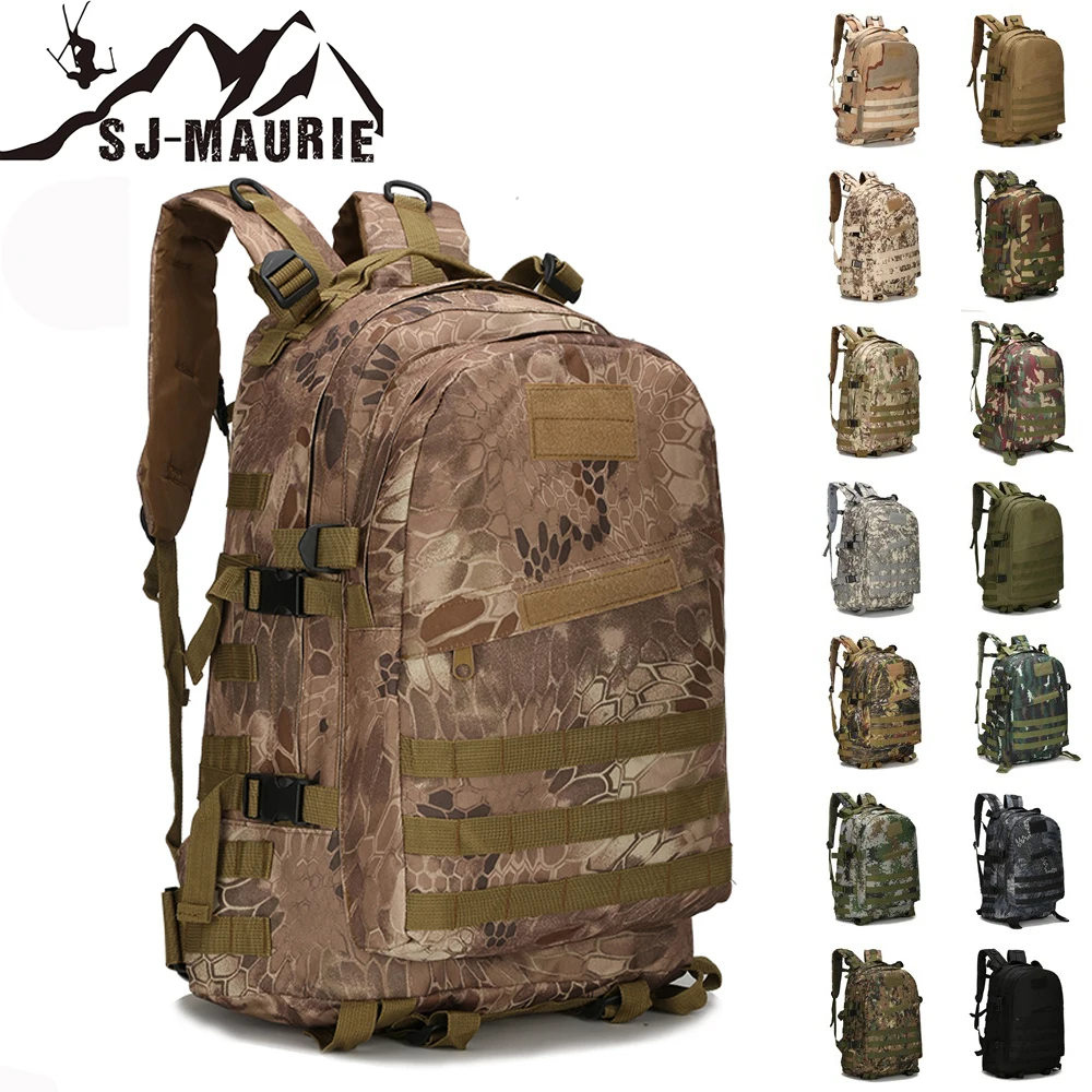 

40L Outdoor Sport Military Tactical Climbing Mountaineering Backpack Camping Hiking Trekking Rucksack Travel Bag 15 Colors