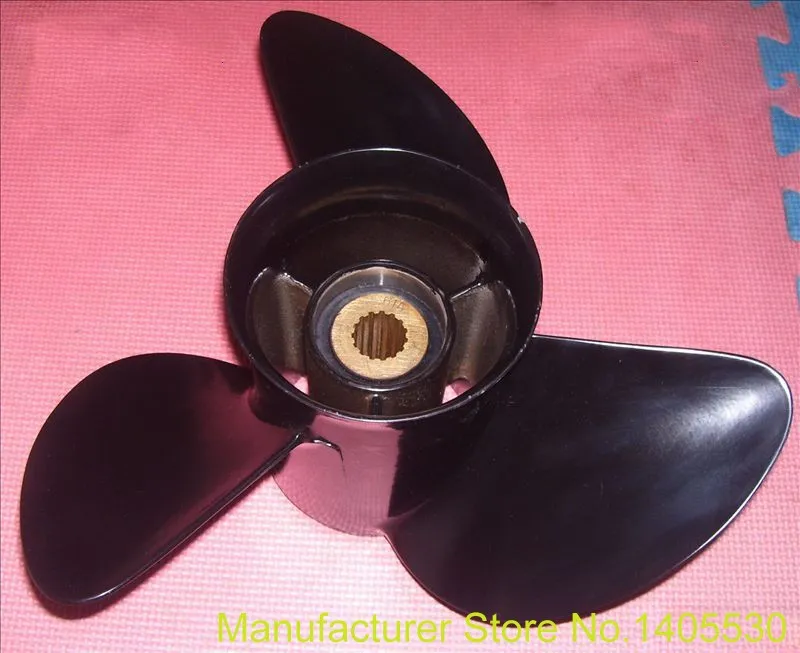 Качество Нержавеющая сталь черный Цвет пропеллеры для Yamaha 4-тактный 150-225 лодочных моторов Модель № 133/4x17-M2